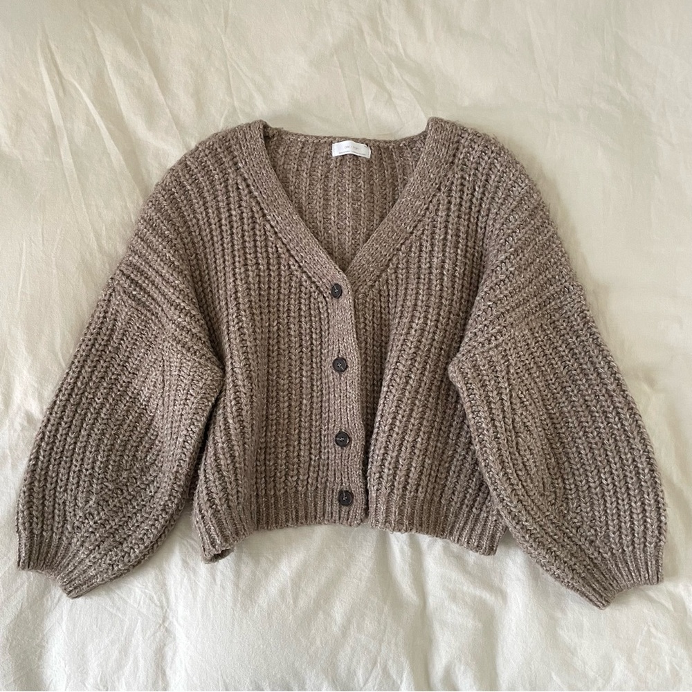 oak & fort oversized cardigan